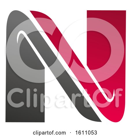 Clipart of a Letter N Logo Design - Royalty Free Vector Illustration by Vector Tradition SM