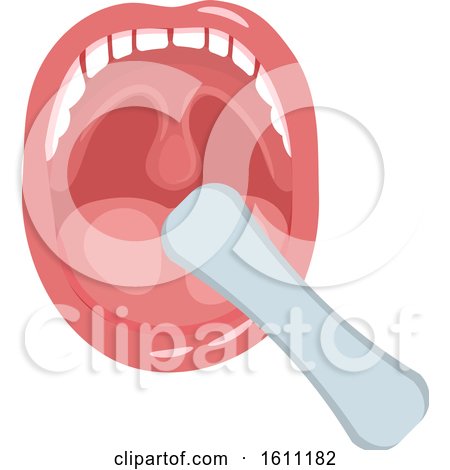 Clipart of a Open Mouth Design - Royalty Free Vector Illustration by Vector Tradition SM