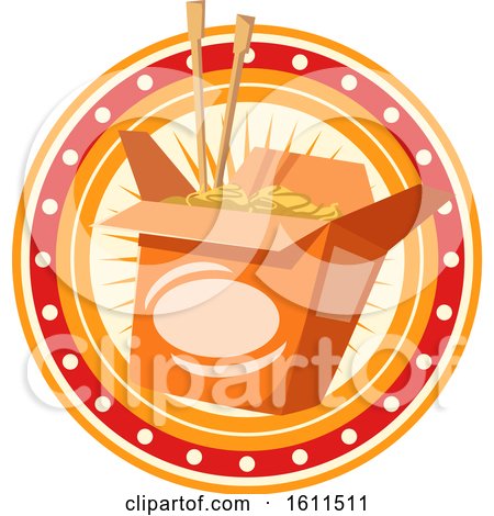 Clipart of a Noodles Design - Royalty Free Vector Illustration by Vector Tradition SM