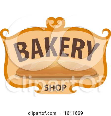 Clipart of a Bakery Design - Royalty Free Vector Illustration by Vector Tradition SM