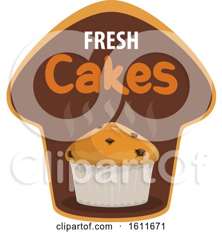Clipart of a Bakery Cake Design - Royalty Free Vector Illustration by Vector Tradition SM
