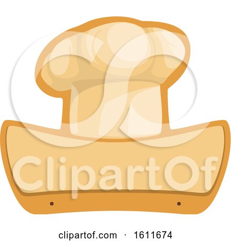Clipart of a Bakery Chef Hat Design - Royalty Free Vector Illustration by Vector Tradition SM