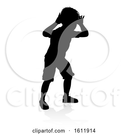 Child Silhouette by AtStockIllustration