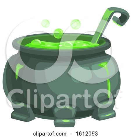 Clipart of a Bubbly Cauldron - Royalty Free Vector Illustration by Vector Tradition SM