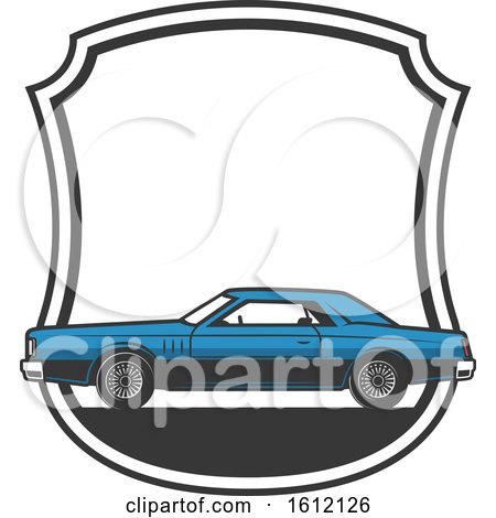 Clipart of a Vintage Car - Royalty Free Vector Illustration by Vector Tradition SM