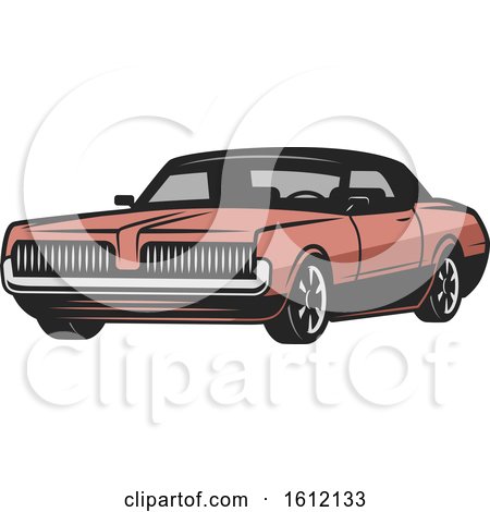 Clipart of a Vintage Car - Royalty Free Vector Illustration by Vector Tradition SM