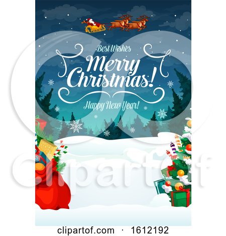 Clipart of a Christmas Design - Royalty Free Vector Illustration by Vector Tradition SM