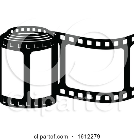 Clipart of a Film Strip - Royalty Free Vector Illustration by Vector Tradition SM