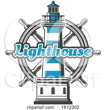 Clipart of a Lighthouse - Royalty Free Vector Illustration by Vector Tradition SM