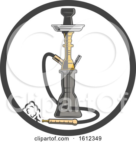 Clipart of a Hookah - Royalty Free Vector Illustration by Vector Tradition SM