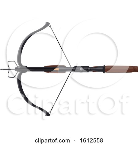 Clipart of a Hunting Crossbow - Royalty Free Vector Illustration by Vector Tradition SM