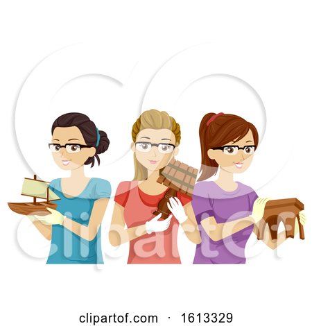 Teen Girls Woodworking Projects Illustration by BNP Design Studio