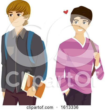 Teen Guy like Gay Illustration by BNP Design Studio