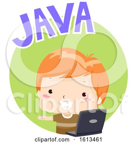 Kid Boy Java Illustration by BNP Design Studio