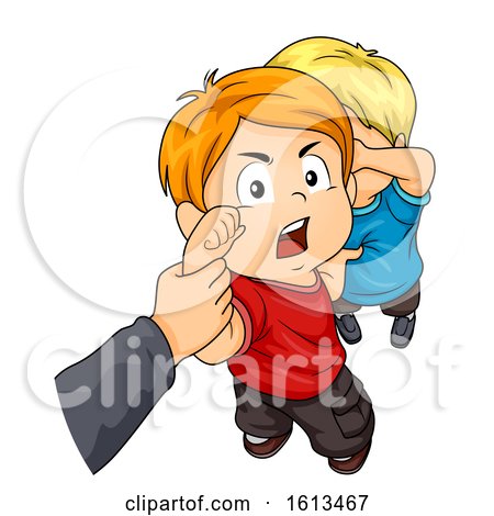 Kids Boys Hand Stop Bully Illustration by BNP Design Studio