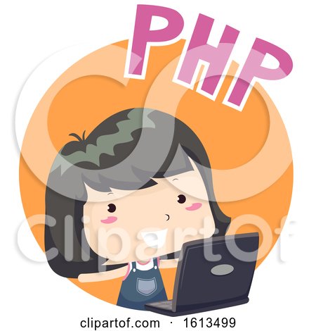 Kid Girl PHP Illustration by BNP Design Studio