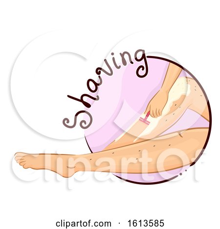 Legs Shaving Illustration by BNP Design Studio