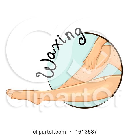 Leg Waxing Icon Illustration by BNP Design Studio