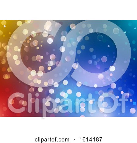 Clipart of a Colorful Flare Background - Royalty Free Vector Illustration by dero