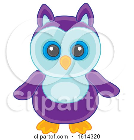 Clipart of an Owl Kids Toy - Royalty Free Vector Illustration by Alex Bannykh