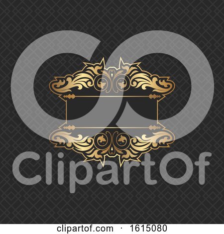 Elegant Background Design in Gold and Black by KJ Pargeter