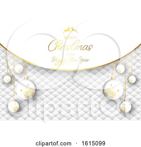 Luxurious Christmas Bauble Background by KJ Pargeter