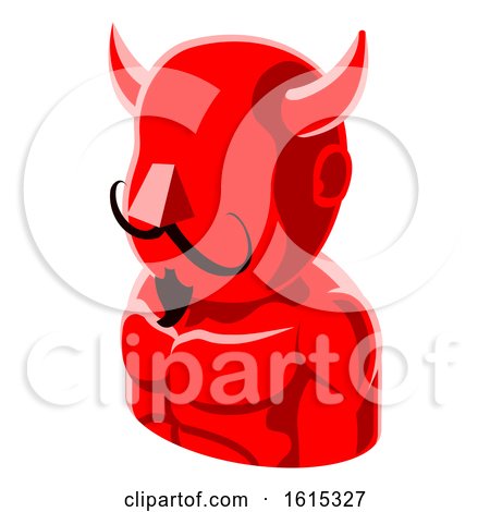Devil Man Avatar People Icon by AtStockIllustration