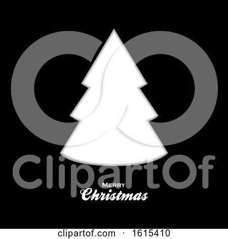 Christmas Tree Swithe Silhouette and Text by elaineitalia