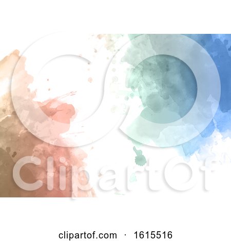 Watercolour Abstract Background by KJ Pargeter