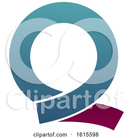 Clipart of a Letter Q Logo - Royalty Free Vector Illustration by Vector Tradition SM