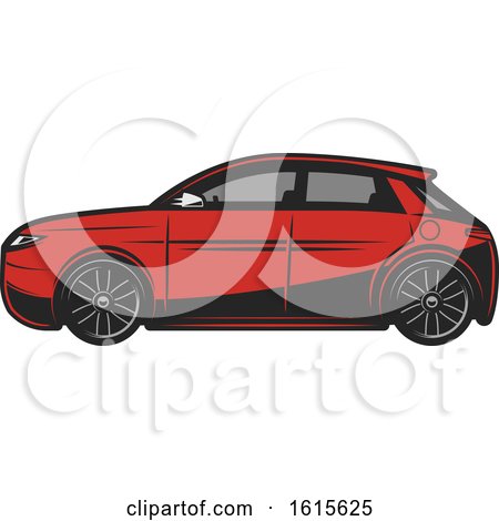 Clipart of a Car - Royalty Free Vector Illustration by Vector Tradition SM