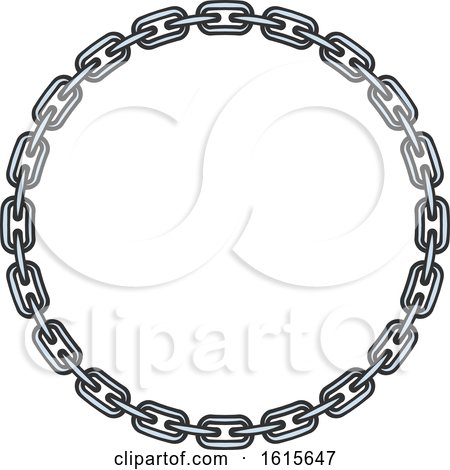 Clipart of a Chain Frame - Royalty Free Vector Illustration by Vector Tradition SM