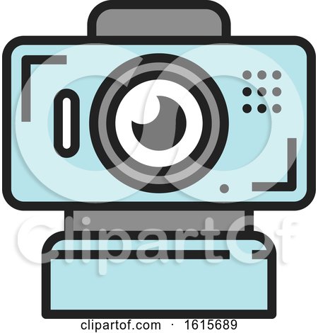 Clipart of a Web Cam - Royalty Free Vector Illustration by Vector Tradition SM