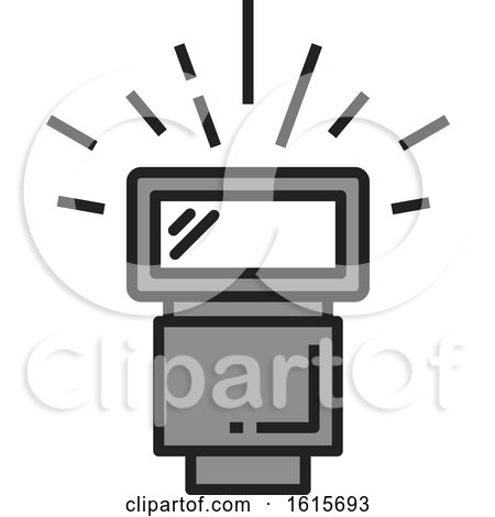 Clipart of a Camera Flash - Royalty Free Vector Illustration by Vector Tradition SM