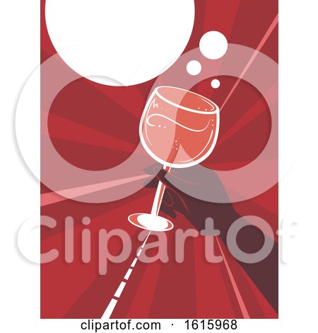 Hand Wine Glass Illustration by BNP Design Studio