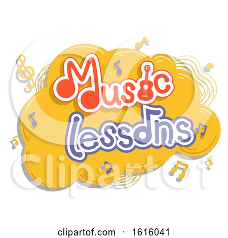 Music Lessons Notes Illustration by BNP Design Studio
