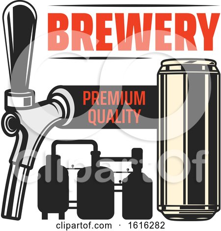 Clipart of a Beer Design - Royalty Free Vector Illustration by Vector Tradition SM