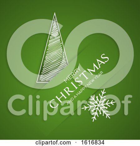 Christmas Tree Background by KJ Pargeter
