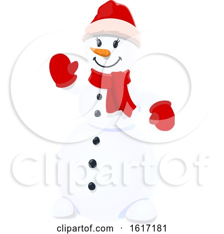Christmas Snowman by Vector Tradition SM