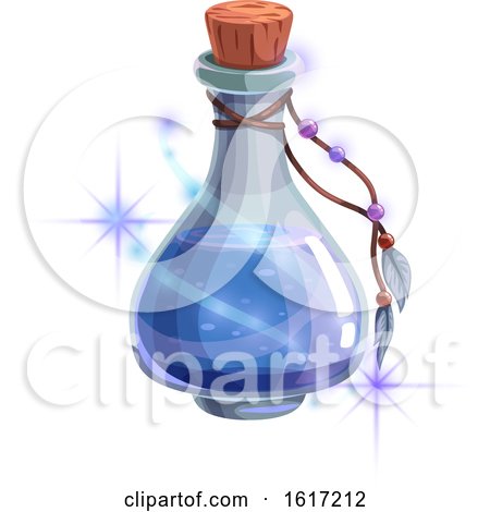 Magical Potion Spell Bottle by Vector Tradition SM