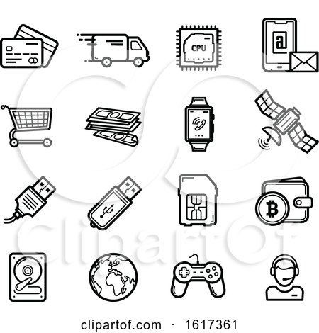 Black and White Icons by Vector Tradition SM