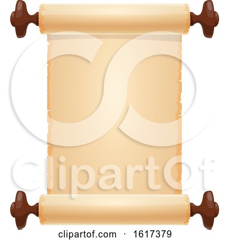 Blank Parchment Scroll by Vector Tradition SM