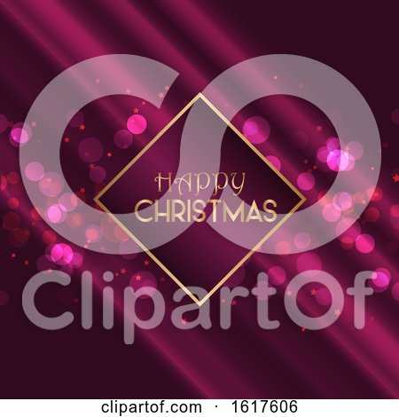 Christmas Background with Bokeh Lights Design by KJ Pargeter