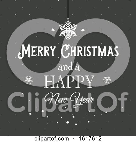 Decorative Christmas Text Background by KJ Pargeter