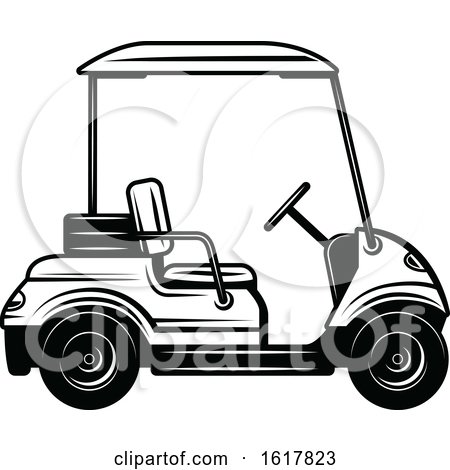 Black and White Golfing Design by Vector Tradition SM