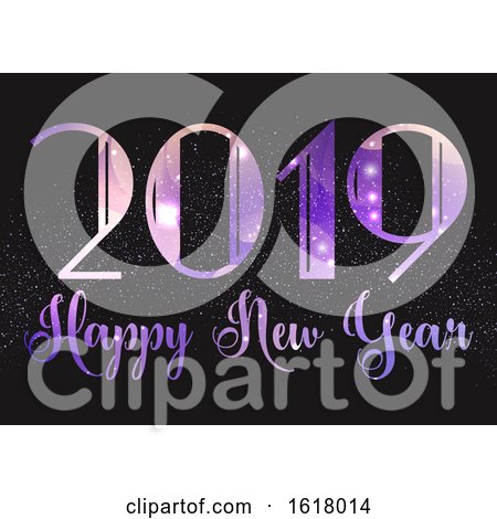 Sparkle Happy New Year Background by KJ Pargeter