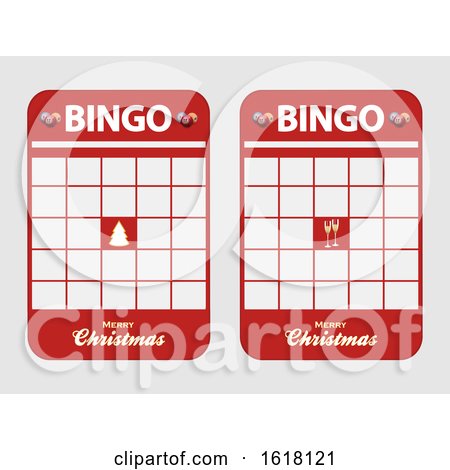 Christmas Festive Blank Decorated Bingo Cards by elaineitalia