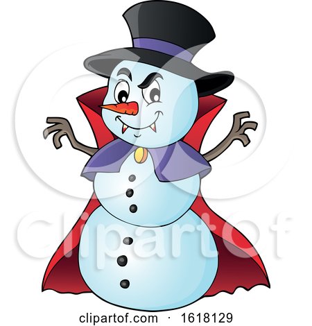 Vampire Snowman by visekart