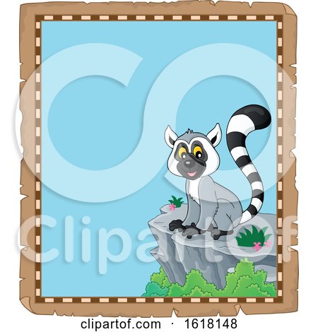 Parchment Lemur Border by visekart