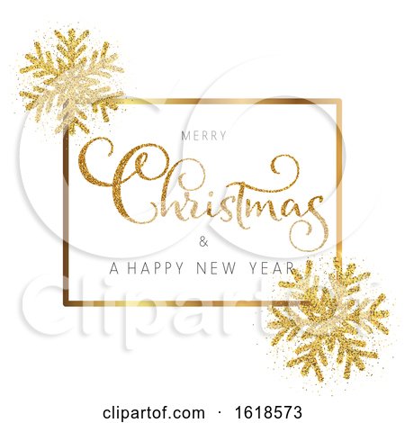 Glitter Christmas and New Year Background by KJ Pargeter